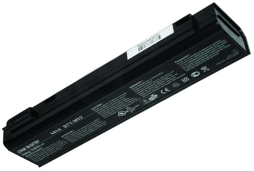 Baterie BTY-M52 pro notebook MSI 4400mAh Li-ION 10,8V