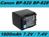 Baterie Canon BP-820, BP-828 1600mAh s čipem