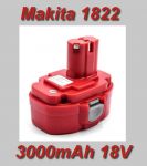 AKU baterie Makita 1822 3000mAh 18V Ni-MH nahrazuje ORIGINÁL