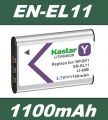 Baterie Nikon EN-EL11, Olympus Li-60B, Pentax D-LI78, Leica DP80 1100mAh Li-Ion 3.7V neoriginální
