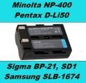 NP-400 1600mAh Li-Ion 7.4V neoriginální