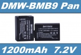 Baterie Panasonic DMW-BMB9E 1200mAh Li-Ion 7.2V