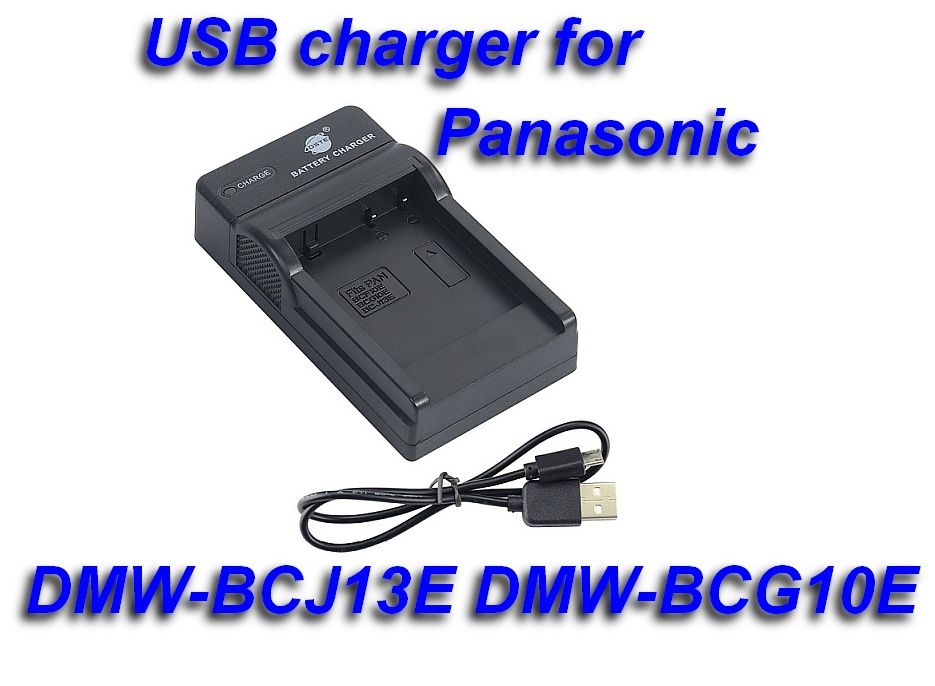 Nabíječka baterie Panasonic DMW-BCJ13E, DMW-BCF10E, DMW-BCG10E flexibilní - USB