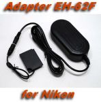 Napájecí zdroj EH-62F pro fotoaparát Nikon nahrazuje baterie EN-EL12