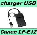 USB nabíječka baterie CANON LP-E12 flexibilní neoriginální