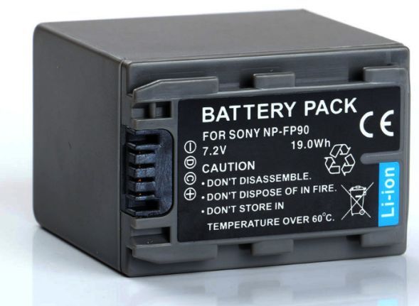 1900mAh baterie Sony NP-FP30, NP-FP50, NP-FP51, NP-FP70, NP-FP71, NP-FP90, NP-FP91 Li-Ion