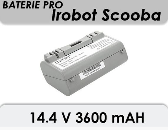 Baterie pro iRobot Scooba 330, 340, 350, 380, 385, 590, 5800, 5806, 5900 3600mAh