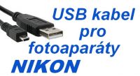 USB kabel 8 pin pro fotoaparát NIKON