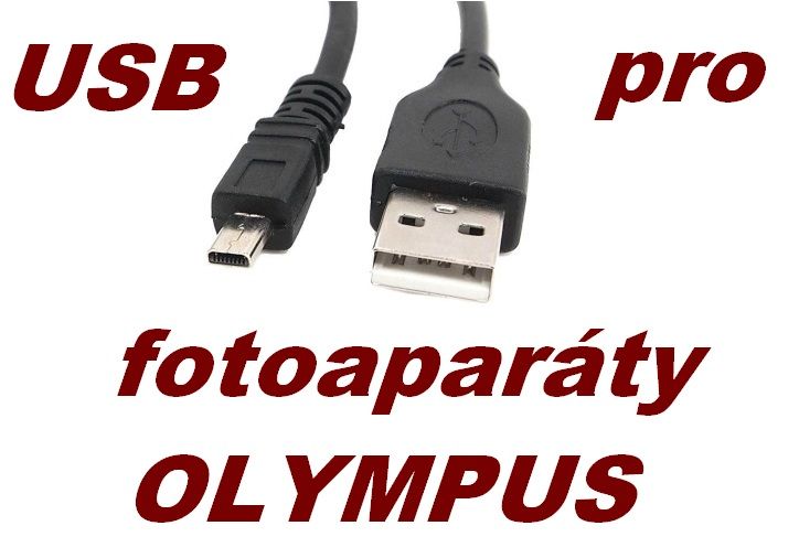 USB kabel pro fotoaparáty Olympus, originál označení CB-USB7