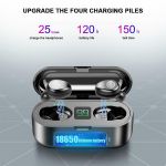Bezdrátová binaurální stereo sluchátka TWS F9, bluetooth 5.0 TopTechnology