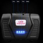 LED T40 P70 čelovka, čelová svítilna, teleskopický zoom, 90 stupňů, 2x USB, lze použít jako power banka TopTechnology