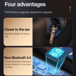 Dotyková bluetooth 5.0 sluchátka Lenovo QT81 TWS s redukcí šumu CVC8.0, nabíjecím boxem a digitálním displejem