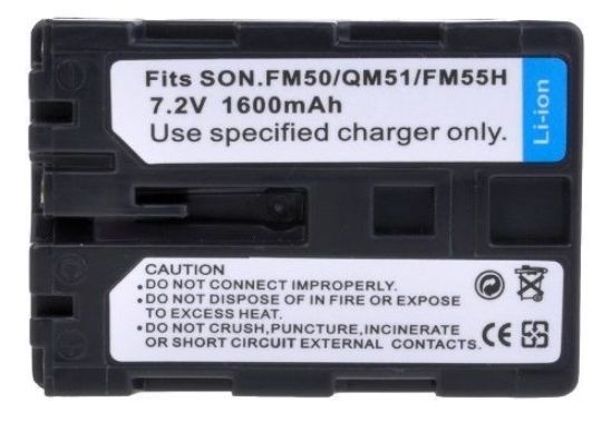 Baterie Sony NP-FM70, NP-FM50 1600mAh Li-Ion