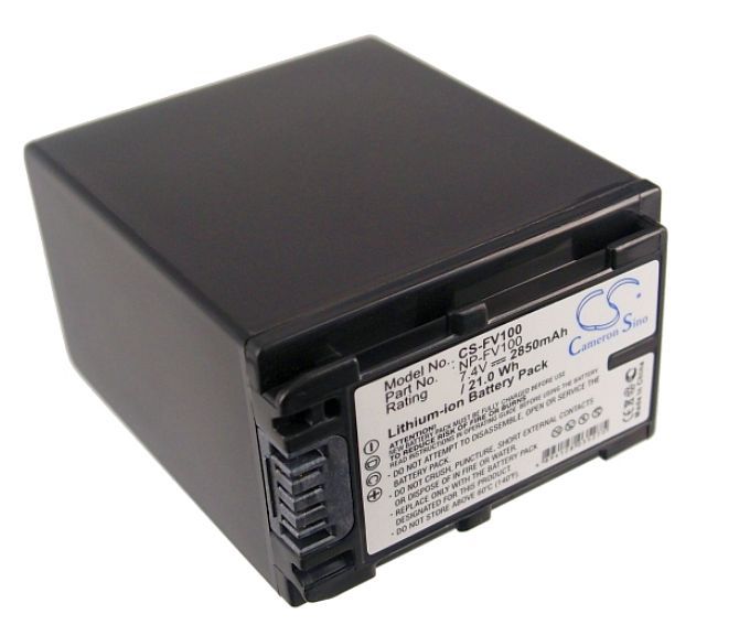 Baterie Sony NP-FV100 2850mAh Li-Ion 7,3V