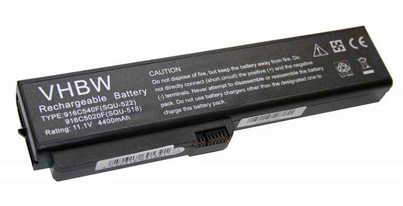 SQU-522 4400mAh Li-Ion 11,1V baterie Fujitsu-Siemens 