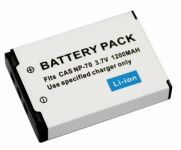 Baterie Casio NP-70 1200mAh Li-ion 3,7V - neoriginální