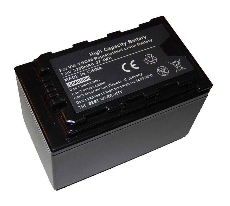 Baterie Panasonic VW-VBD58 5200mAh Li-Ion 7,4V