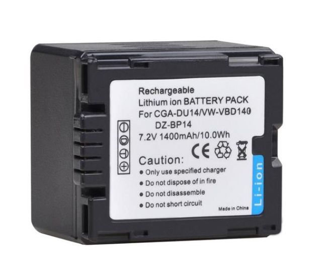 CGA-DU14 Baterie Panasonic 1400mAh 7,2V Li-Ion