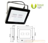 LED reflektor SLIM ECO HOME II 50W, 230V, IP65, 3750lm, 4500K