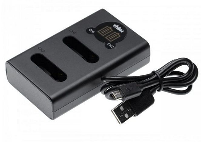 DUAL USB Nabíječka baterie D-Li90
