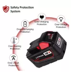 Milwaukee M18 9000mAh 18V Li-Ion 9.0Ah - kvalitní baterie pro pracovní nářadí a jiná zařízení, nahrazuje originál TopTechnology