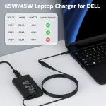 AC adaptér Dell 65W 19.5V 3.34A - pin 4,5 x 3,0mm - neoriginální napájecí zdroj, nabíječka pro notebooky TopTechnology
