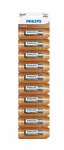 Alkalická baterie PHILIPS AA / LR6 Skidding 1,5V - 10ks