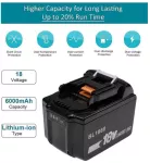 Baterie BL1830 Makita 6000mAh Li-Ion 18V