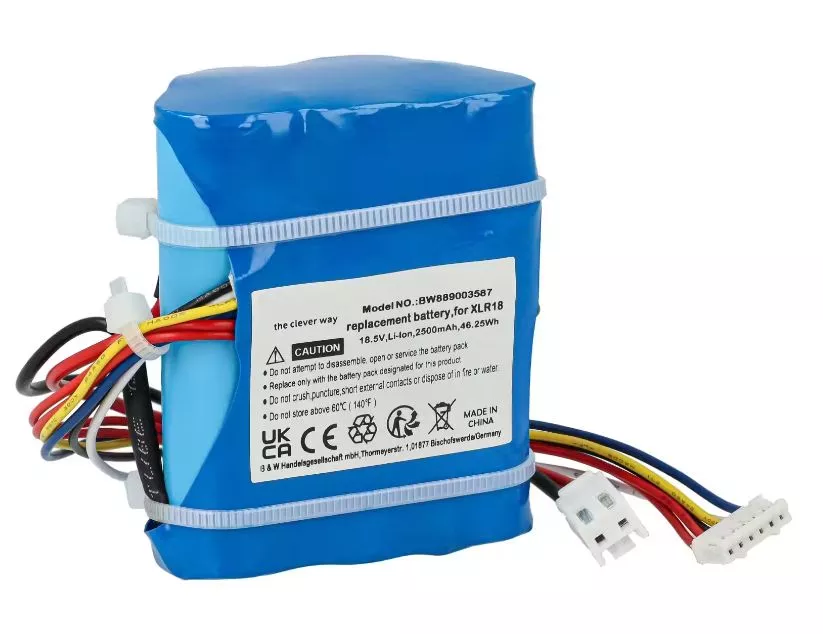 Baterie DeLonghi XLR18 2500mAh 18,5V Li-Ion