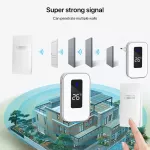 C303B bezdrátový zvonek s teploměrem 2ks + dálkový spínač, který generuje vlastní energii TopTechnology