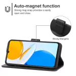 Kožené pouzdro pro Honor X7 černé, black, tzv. knížka TopTechnology