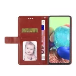 Kožené pouzdro pro Realme 8i hnědé, brown, tzv. knížka S-T-A-R