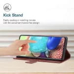 Kožené pouzdro pro Realme 8i hnědé, brown, tzv. knížka S-T-A-R