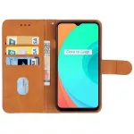 Kožené pouzdro pro Realme C11 2021 hnědé, brown, tzv. knížka, shodné s modely Realme C20, Realme C21 TopTechnology