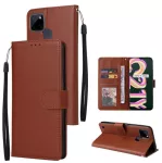 Kožené pouzdro pro Realme C21Y, C25Y hnědé