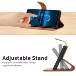 Kožené pouzdro pro Realme C55 hnědé, brown, tzv. knížka TopTechnology