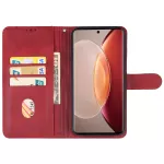 Kožené pouzdro pro Vivo X90 Pro červené, red, tzv. knížka TopTechnology