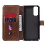 Kožené pouzdro pro Vivo Y20 hnědé, brown, tzv. knížka, vhodné také pro modely Vivo Y20s, Vivo Y20i TopTechnology