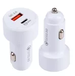 LZ-201 rychlá nabíječka do auta 20W USB / Type-C Qualcomm 3.0