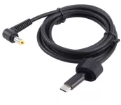 Nabíjecí kabel k notebooku PD 65W Typ-C na 5,5 x 2,5 mm jack