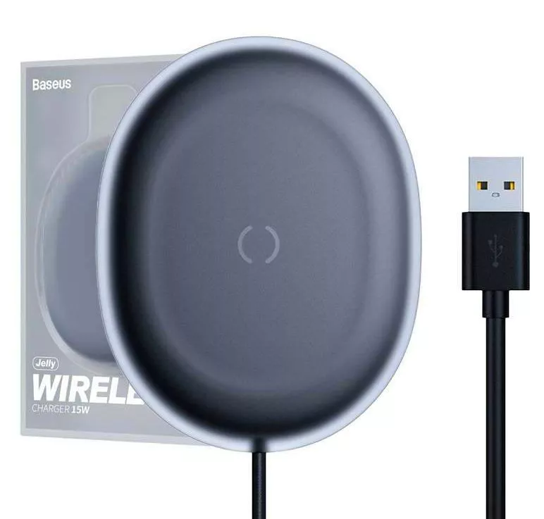 Nabíječka Baseus Jelly Qi bezdrátová nabíječka 15W
