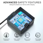 Napájecí adaptér USB-C 100W 5A pro notebooky Asus, funkce PD 3P pro efektivní nabíjení TopTechnology
