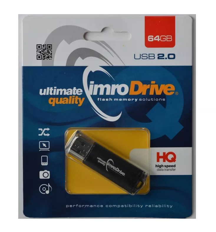 USB flash disk 64GB ImroDrive černý