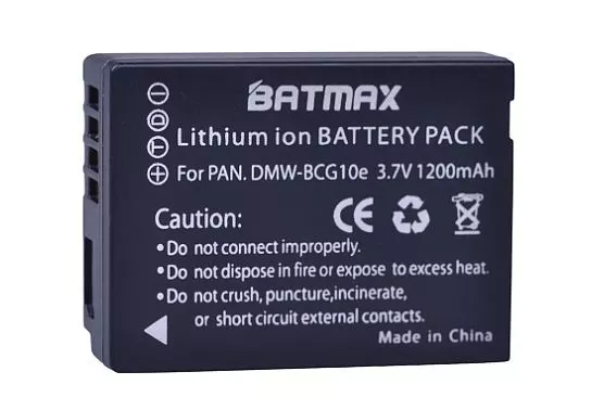 Baterie Panasonic DMW-BCG10E 1200mAh nahrazuje ORIGINÁL
