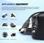 Datový DV kabel FireWire iEEE-1394 6 pin na 4 pin kolíkový konektor, pro počítač, notebook, kameru a videokameru TopTechnology