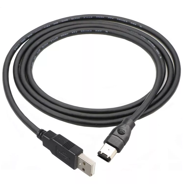 Datový kabel USB 2.0 na FireWire iEEE-1394 6 pin