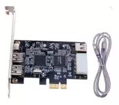 Karta FireWire 1394a pro PC, 3 x 6 pin, 1 x 4 pin