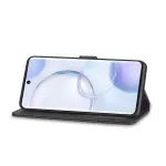 Kožené pouzdro pro Honor 50, Huawei Nova 9 černé, black, tzv. knížka TopTechnology