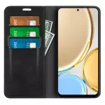 Kožené pouzdro pro Honor Magic4 Lite 5G černé, black, tzv. knížka TopTechnology