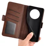 Kožené pouzdro pro Honor Magic4 Lite 5G hnědé, brown, tzv. knížka TopTechnology